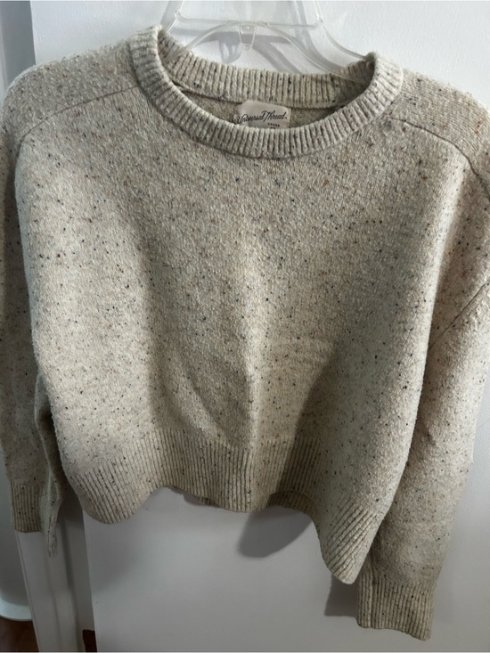 Universal Thread Sweaters - Universal Thread Cream Speckled Knit Sweater
